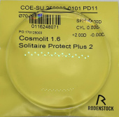 Фотохромные линзы RODENSTOCK Perfalit 1.54 CM IQ2 Solotaire Protect Plus 2