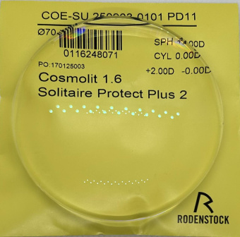 Фотохромные линзы RODENSTOCK Perfalit 1.54 CM IQ2 Solotaire Protect Plus 2