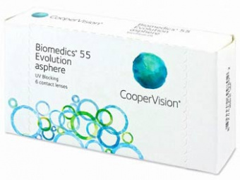 Biomedics 55 Evolution UV 6 pk